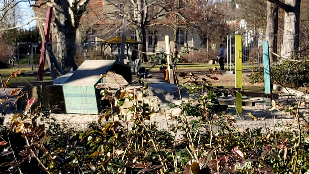 Loschwitz: Baubeginn im Loschwitzer Park - Bis Juni bleibt der gesamte Park gesperrt