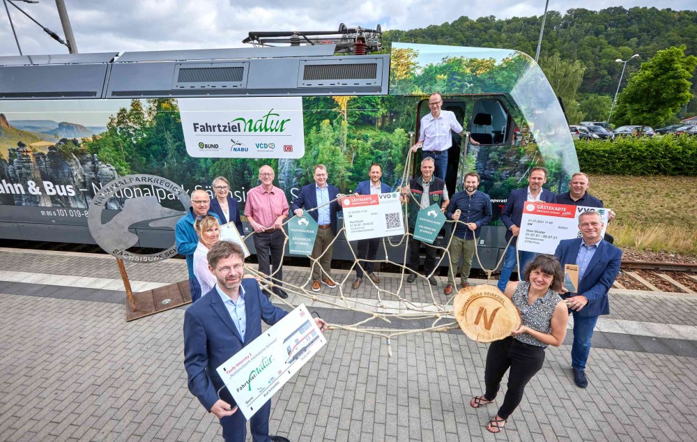 Foto: Marko Förster In der Nationalparkregion Sächsische Schweiz tragen viele wichtige Organisationen und Partner das Netzwerk Fahrtziel Natur.