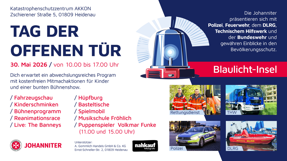 Tag der offenen Tür 2026   Foto ©Johanniter