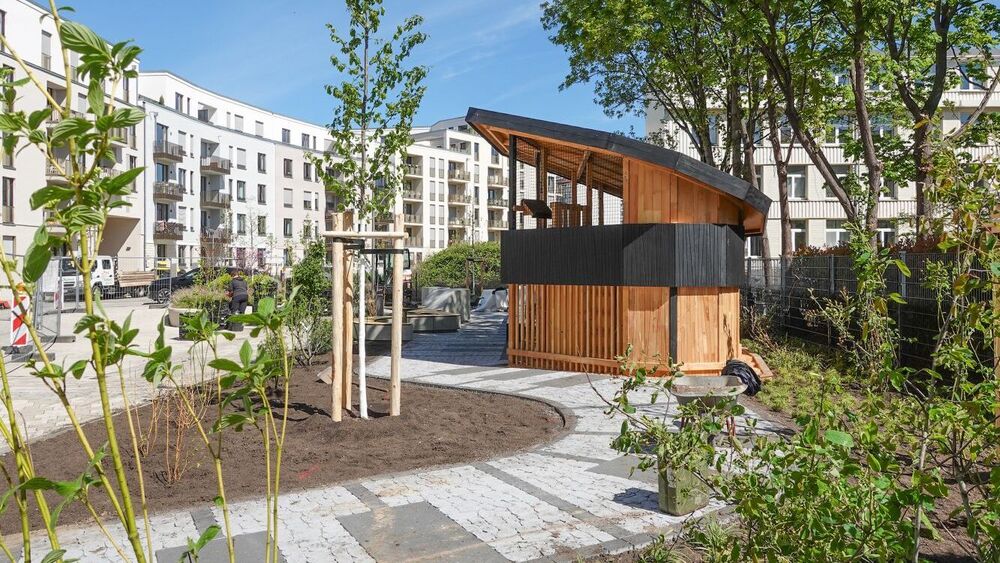 Foto des neuen Spielplatzes, Foto: MAY Landschaftsarchitekten PartGmbH- Max Reichenbach