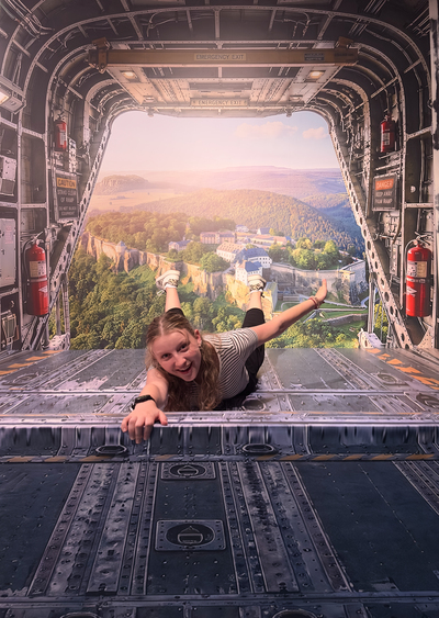 KONTRAST Flug uber Festung Königstein ©oskarshausen