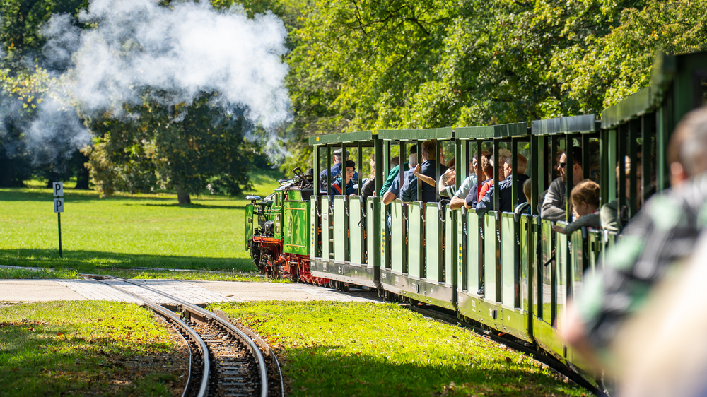 Dampflok der Dresdner Parkeisenbahn © Ben Walther