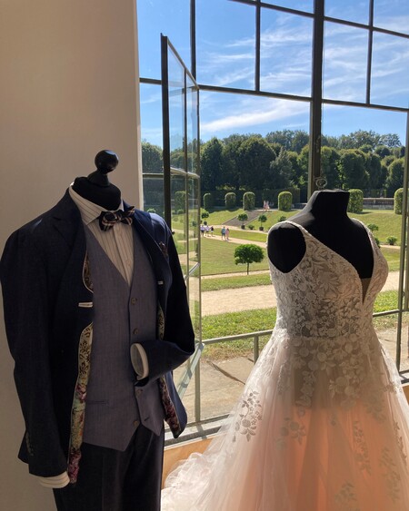 Brautmode in der Oberen Orangerie  © Schlösserland Sachsen