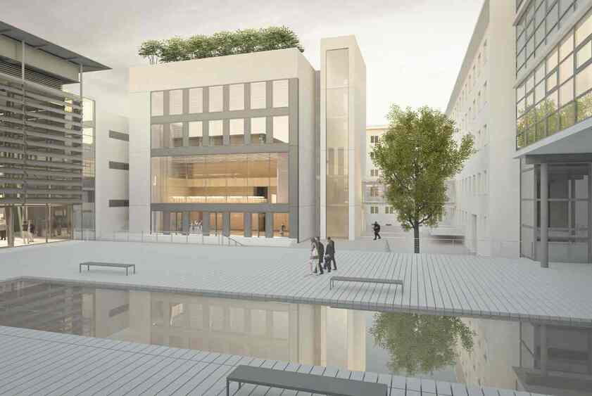 Visualisierung Landtag SIB © Peter Kulka Architektur