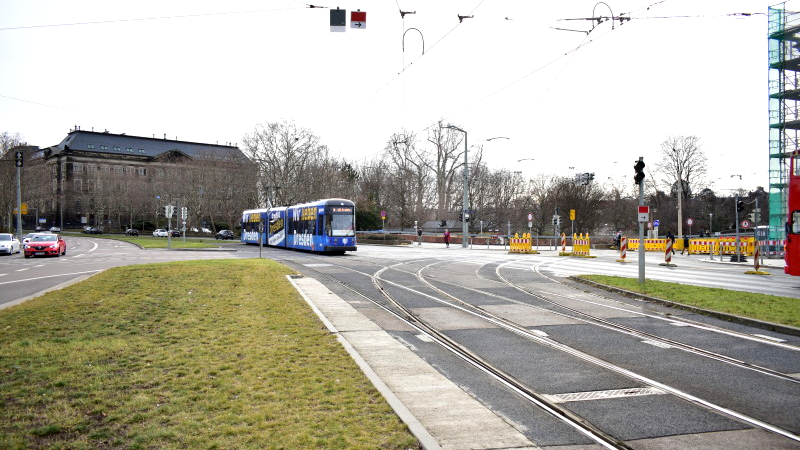 Straßenbahnlinien 3, 4, 8 und 9 werden tagsüber umgeleitet ©MeiDresden.de